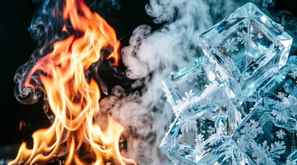 Metaphor for Fire and Ice: 40+ Vivid Similes for Writers