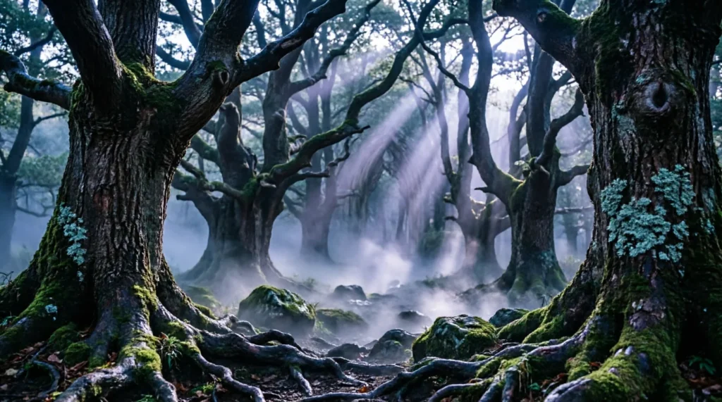 Similes to Describe a Dark Forest: 40+ Vivid Examples